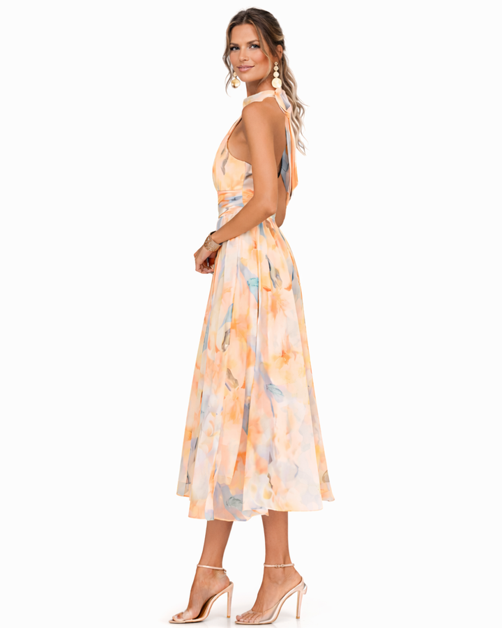 Ulani - Leichtes Maxikleid mit Neckholder