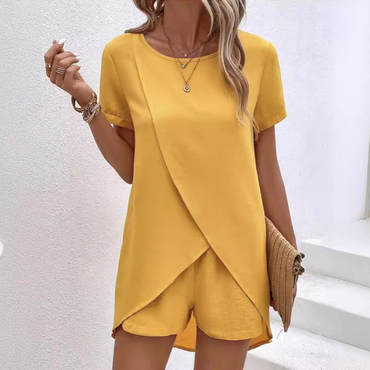 Arabesca - Mehrlagiges asymmetrisches Loungewear-Set