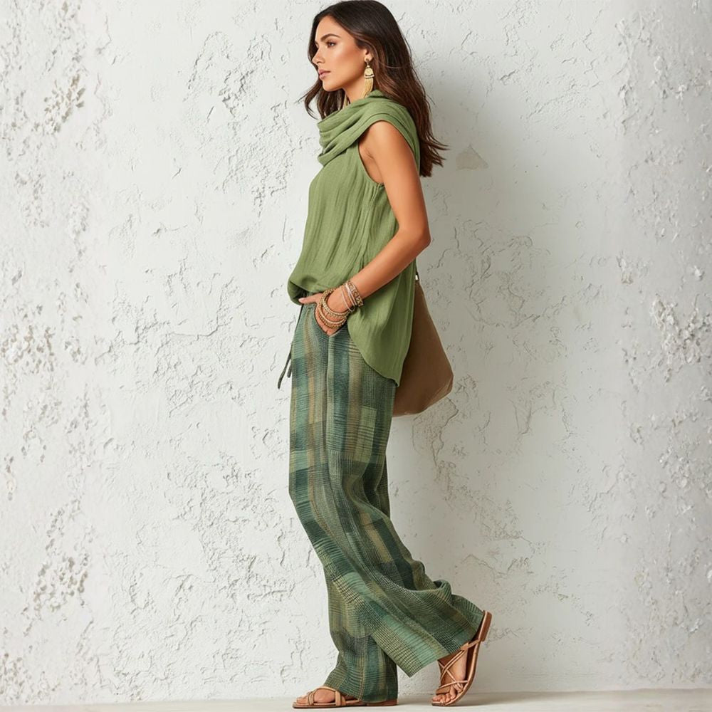 Bernice - Lässiges zweiteiliges Hosen-Set