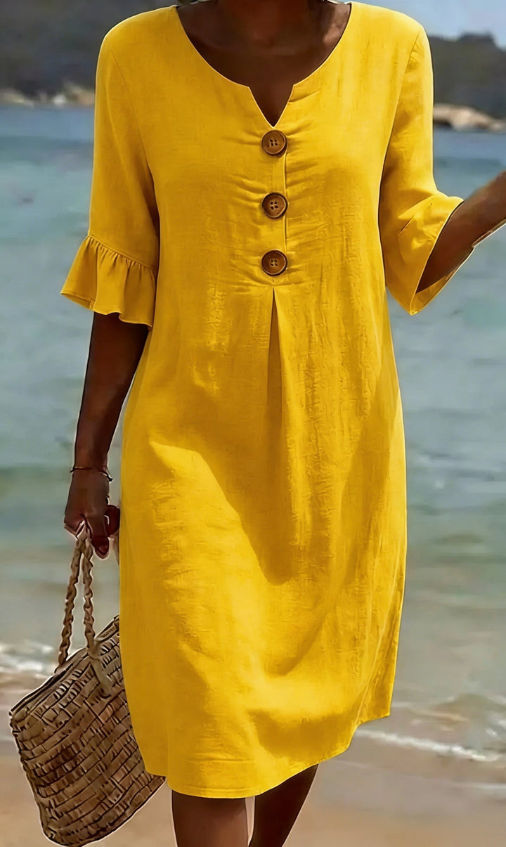 Jonquil - Freizeitkleid mit Knopfleiste vorn