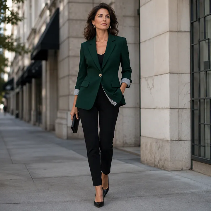 Neravelle - Taillierter Blazer mit aufgerollten Ärmeln