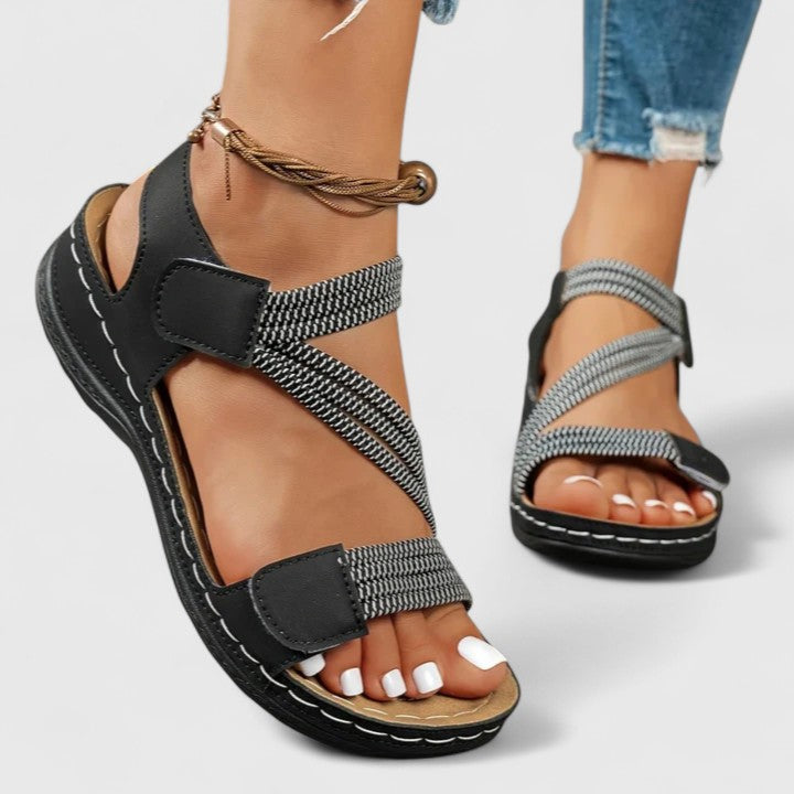 Francine - gepolsterte orthopädische Sandalen