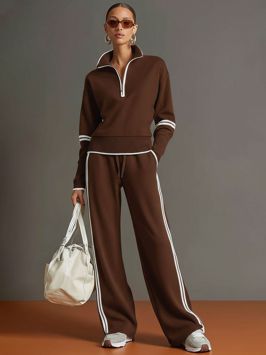 Honora - Soft-Touch-Zweiteiler mit weiter Hose