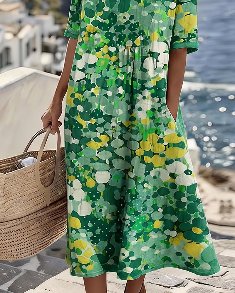 Adria - A-Linien-Midikleid mit weichem Griff