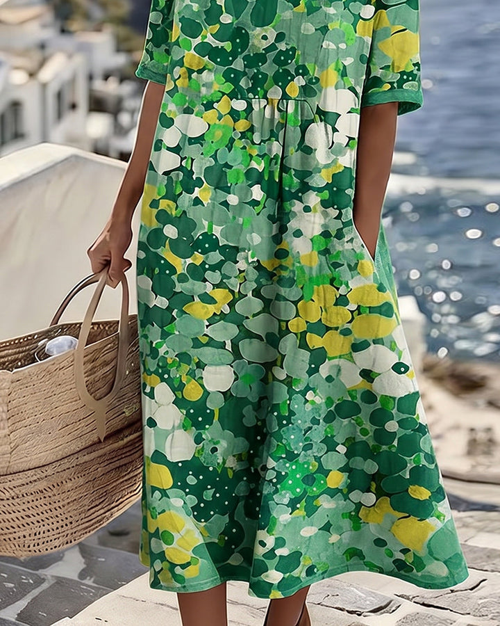 Adria - A-Linien-Midikleid mit weichem Griff