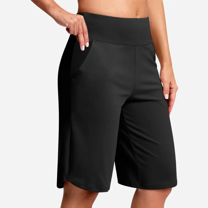 Odeliora - Komfortable, hoch taillierte Bermudashorts