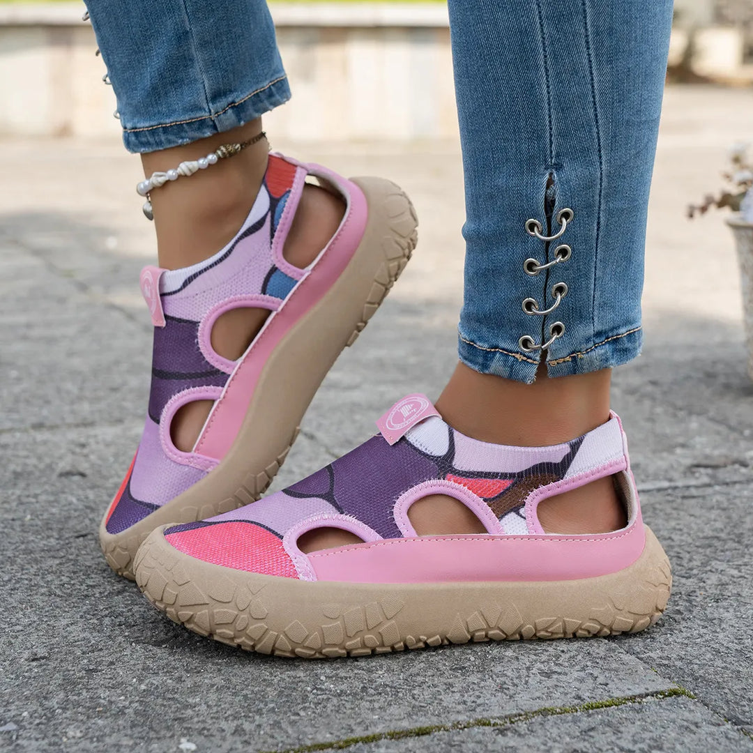 Maelina - Gepolsterte orthopädische Wanderschuhe