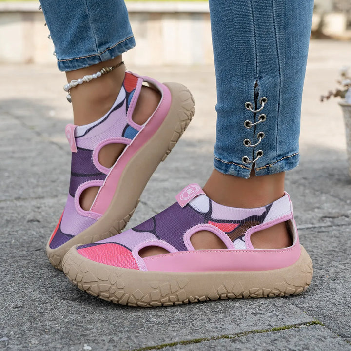 Maelina - Gepolsterte orthopädische Wanderschuhe