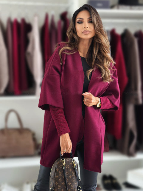 Esteliane - Lässig geschnittener Cardigan mit Cape-Ärmeln