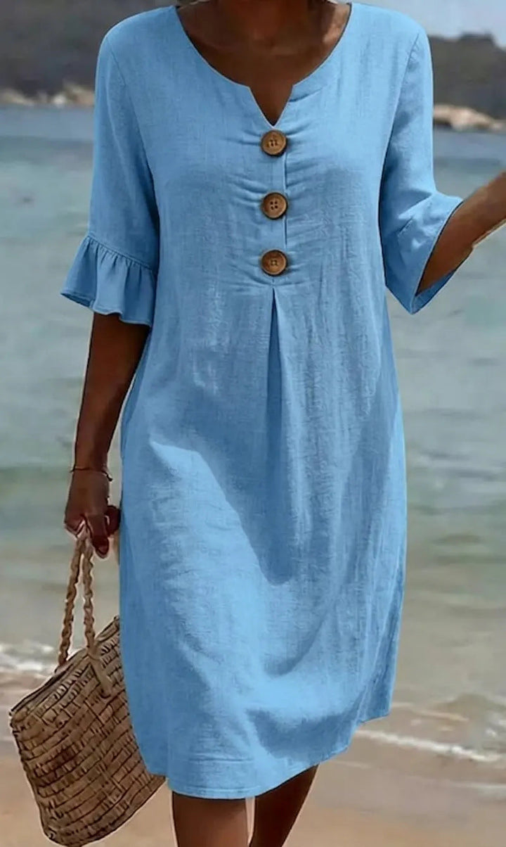 Jonquil - Freizeitkleid mit Knopfleiste vorn