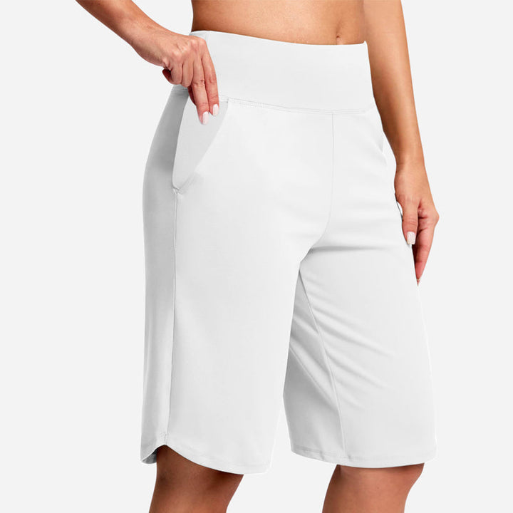 Odeliora - Komfortable, hoch taillierte Bermudashorts