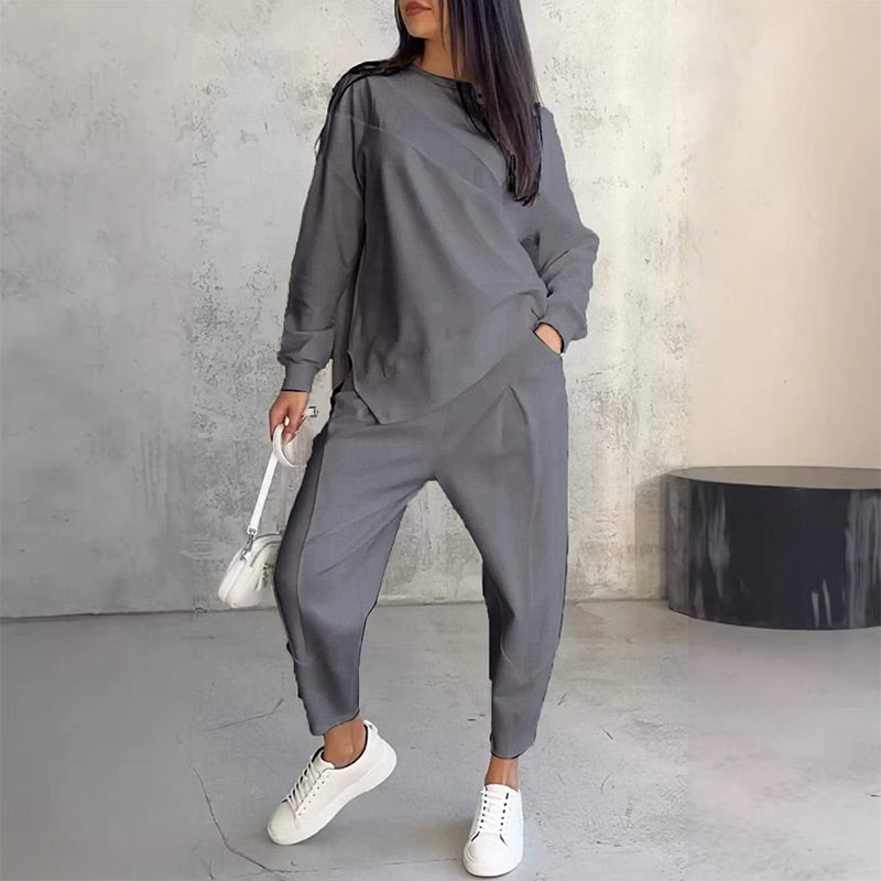 Eulavie - Soft-Touch Oversized Loungewear-Set