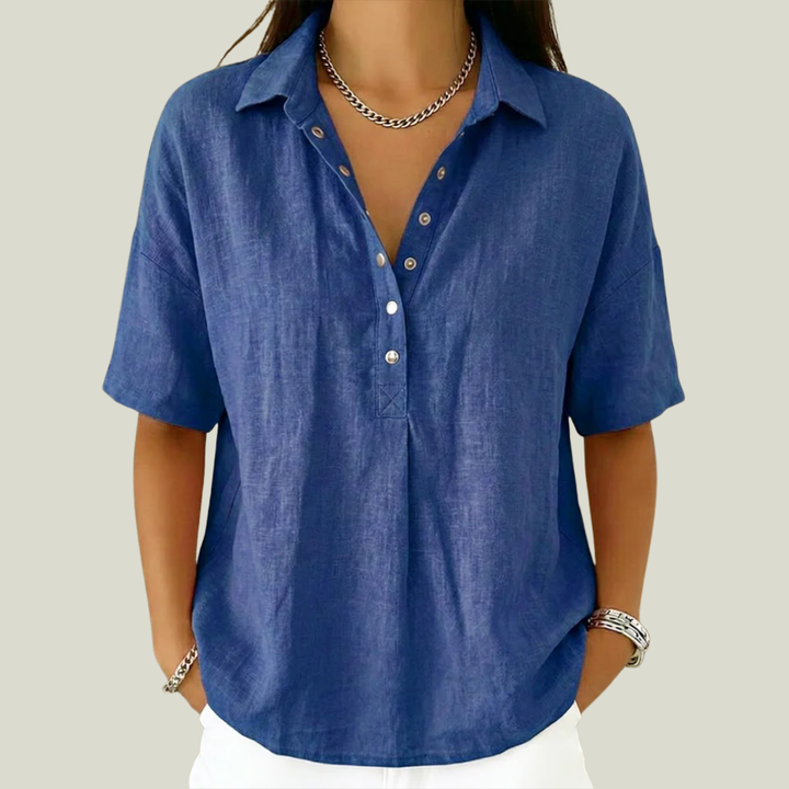 Nina - Bluse mit Soft-Touch-Kragen