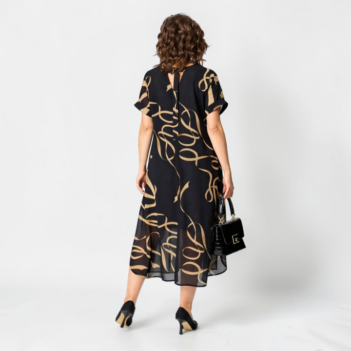 Ismara - Leichtes Midikleid mit V-Ausschnitt