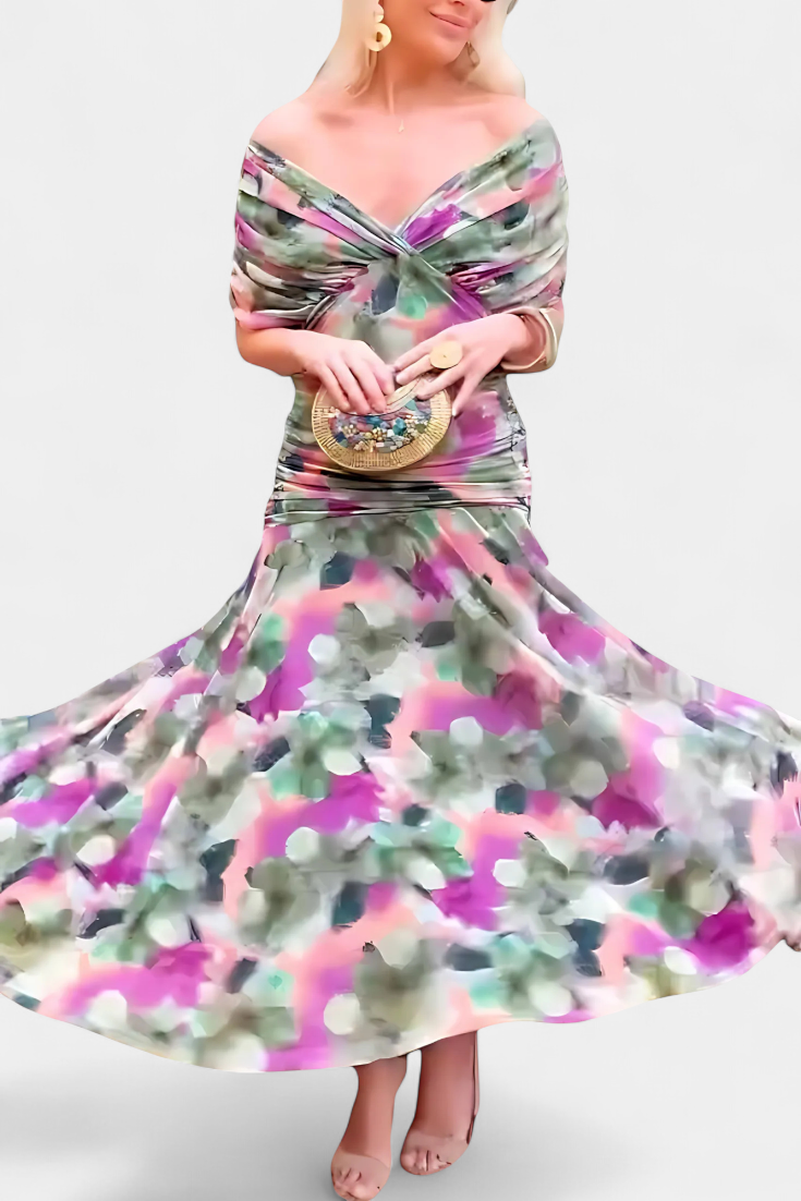 Tamsyn - Florales Maxikleid mit weicher Haptik