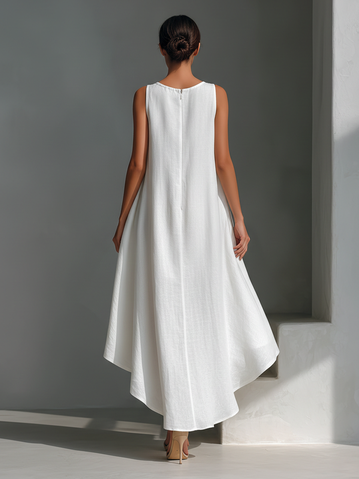 Elvina - Luftiges Midikleid aus Leinen