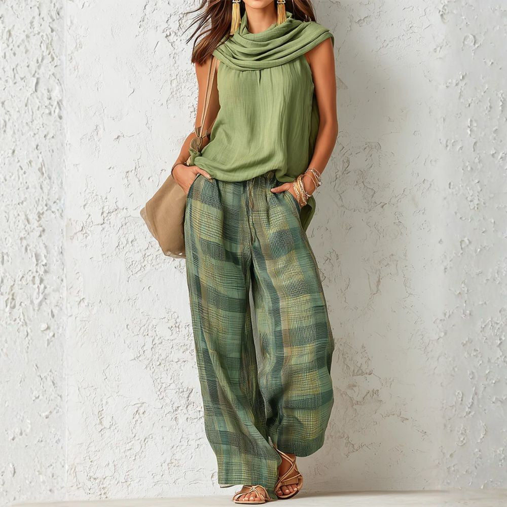 Bernice - Lässiges zweiteiliges Hosen-Set