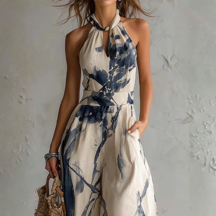 Elodiea - Leichter Jumpsuit mit Tinten-Effekt