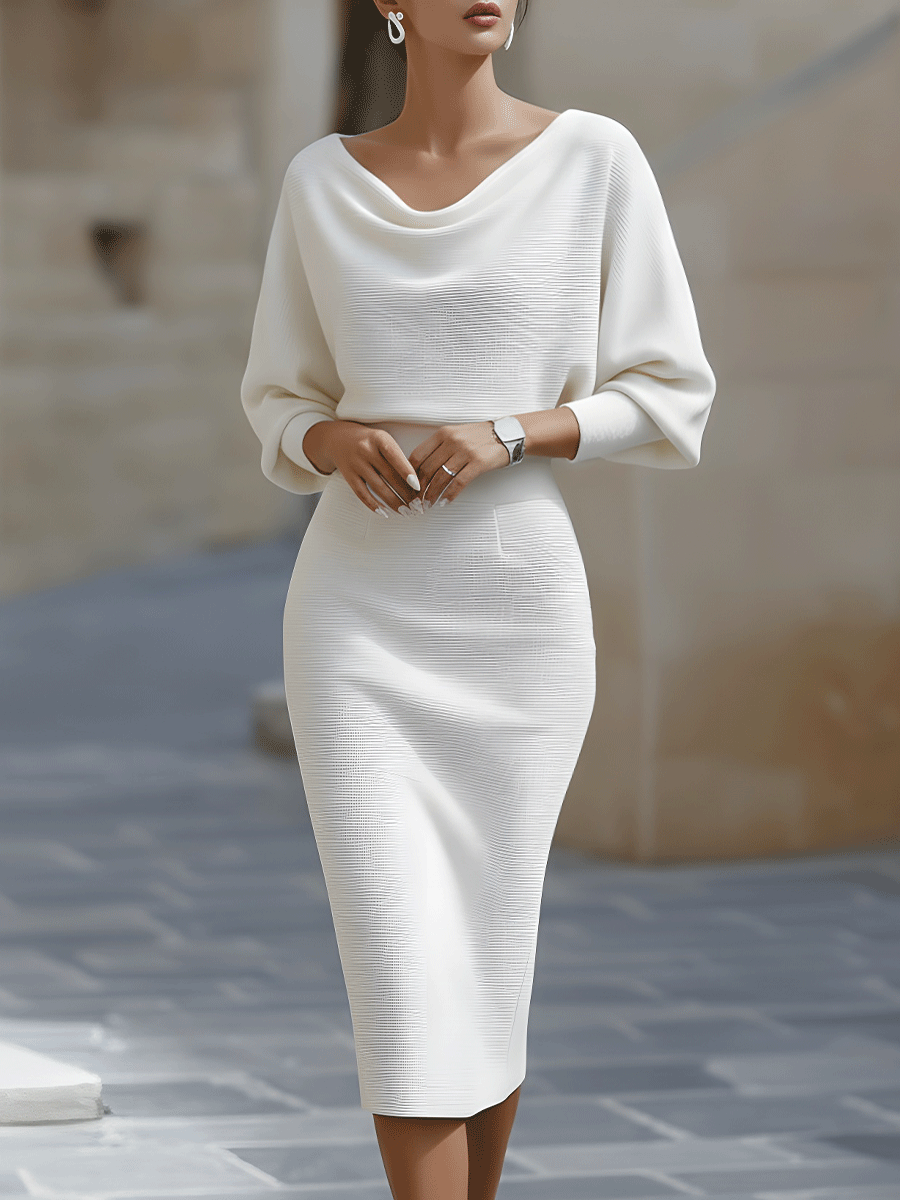 Bellisara - drapiertes Midikleid