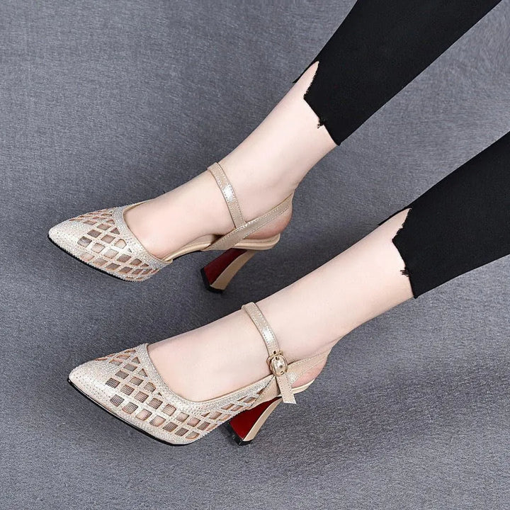 Delyse - Premium-Blockabsatz-Pumps