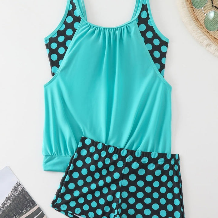 Celandine - Schnelltrocknendes Bikini-Set mit Retro-Polka-Dots