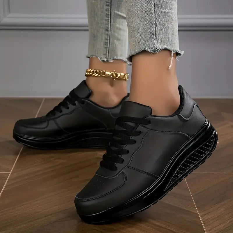 Qira - Plateau-Schnürschuhe