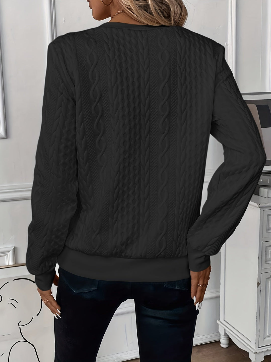 Delorina - Weicher Reißverschluss-Pullover