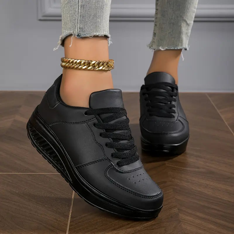 Qira - Plateau-Schnürschuhe