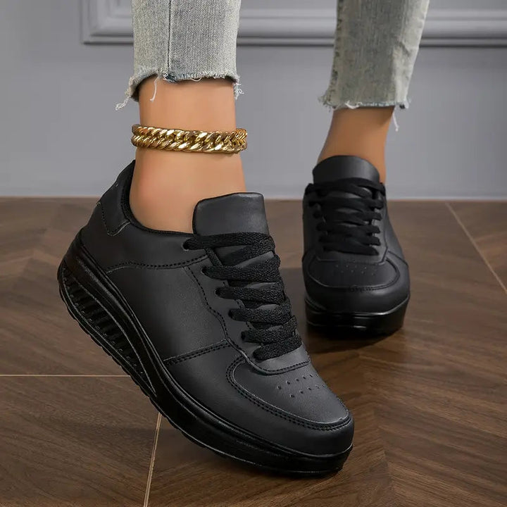 Qira - Plateau-Schnürschuhe