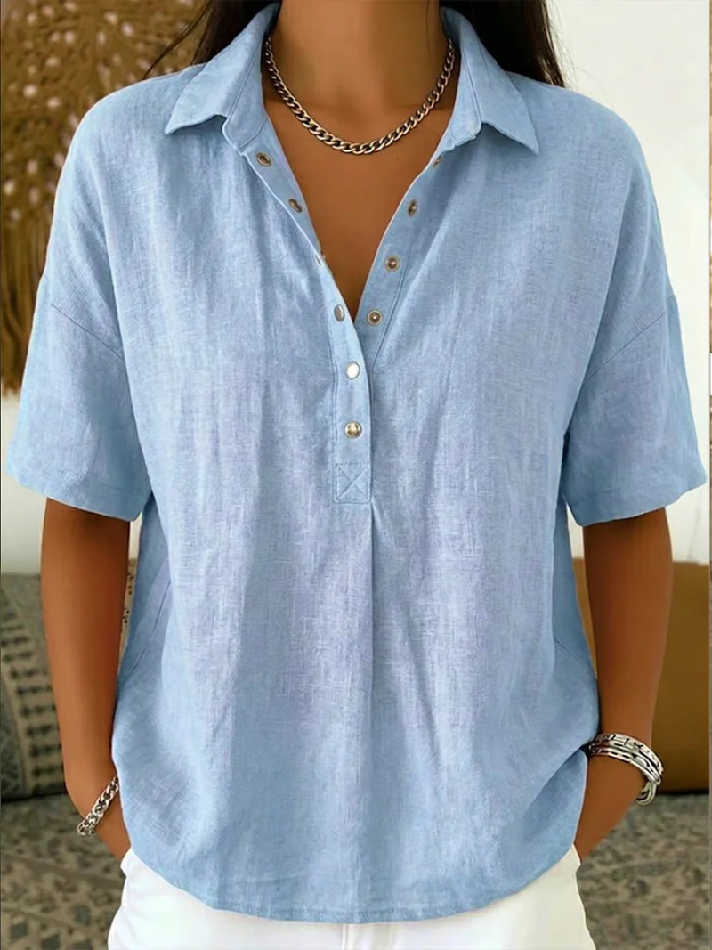 Eulalia - Bluse mit Soft-Touch-Kragen