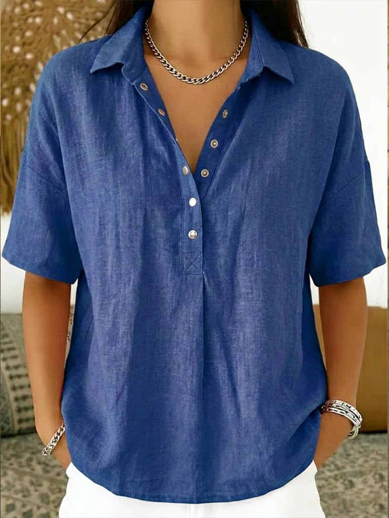 Eulalia - Bluse mit Soft-Touch-Kragen