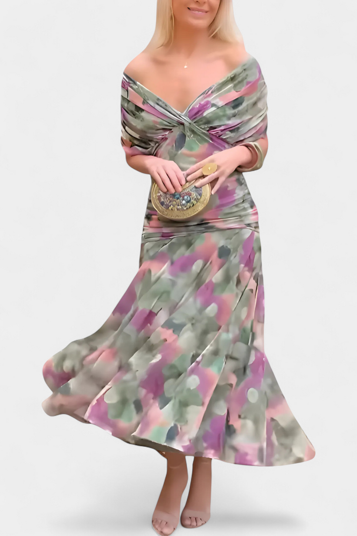Tamsyn - Florales Maxikleid mit weicher Haptik