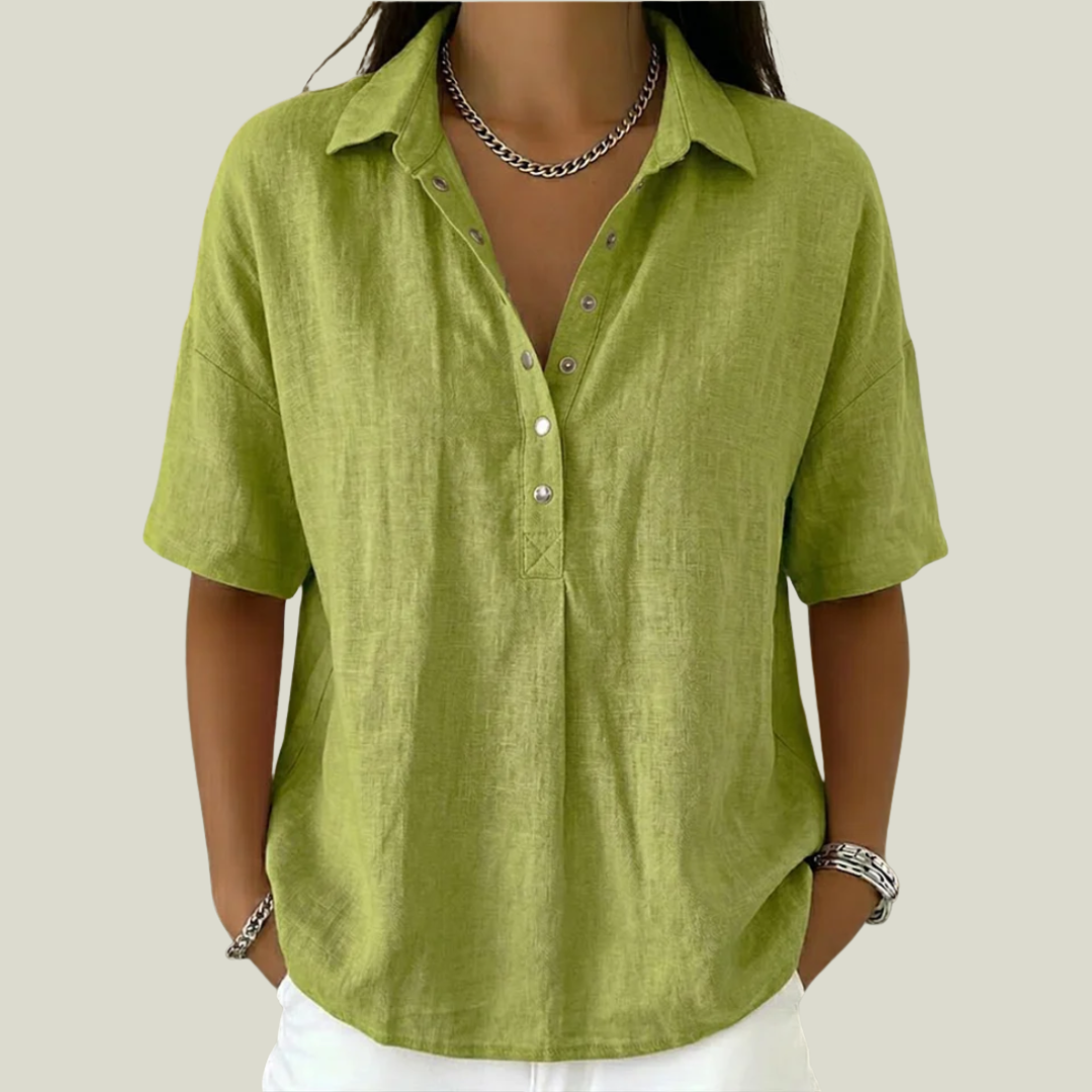 Nina - Bluse mit Soft-Touch-Kragen