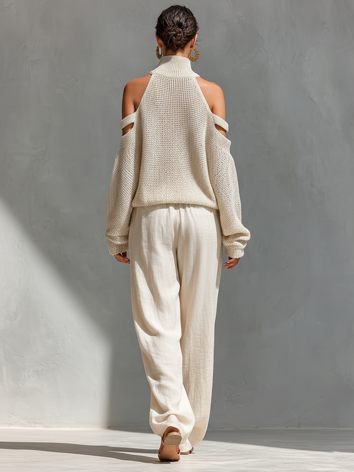 Diorelle - Stricktop und locker geschnittenes Set