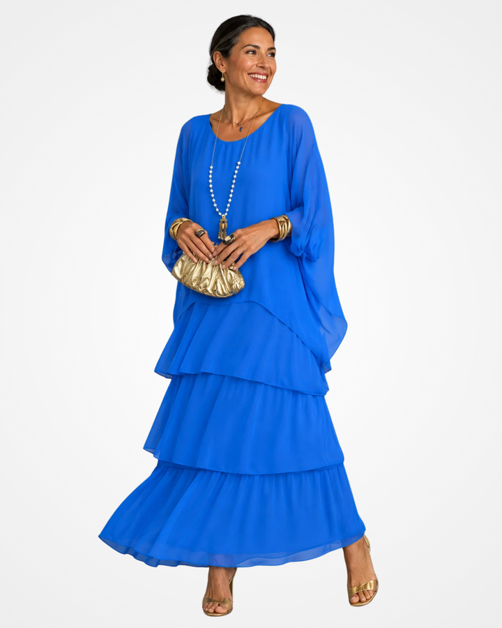 Sylvia - Fließendes Maxikleid mit weichem Griff