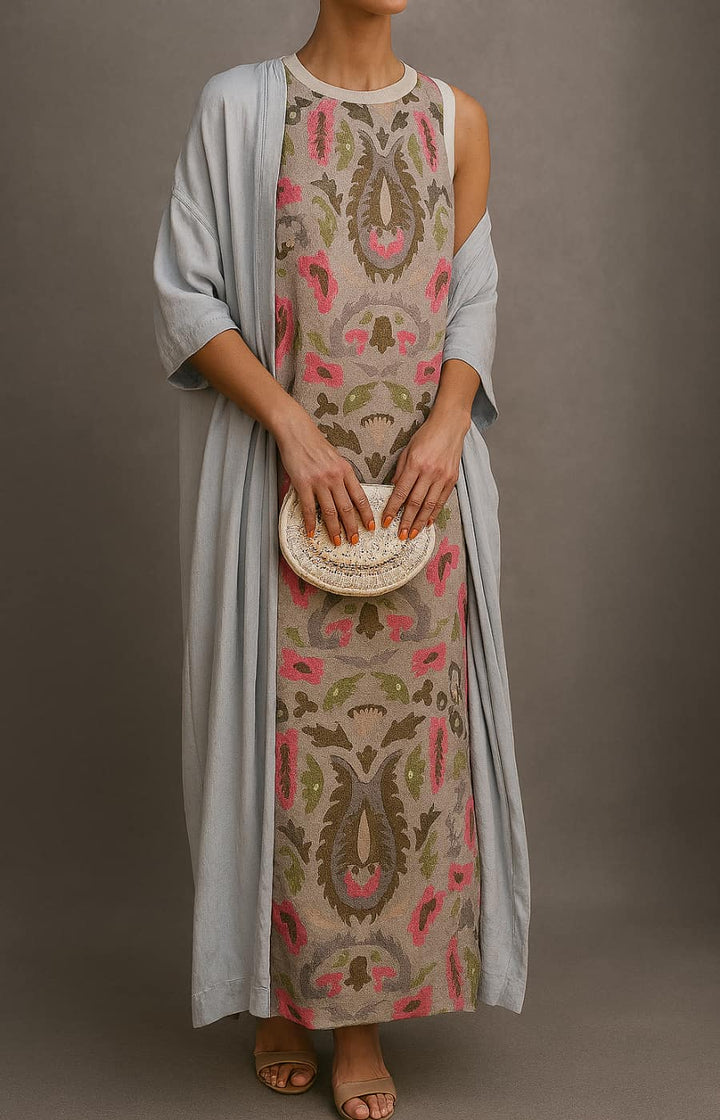 Arlisse - Premium zweiteiliges Set aus Kleid und Weste
