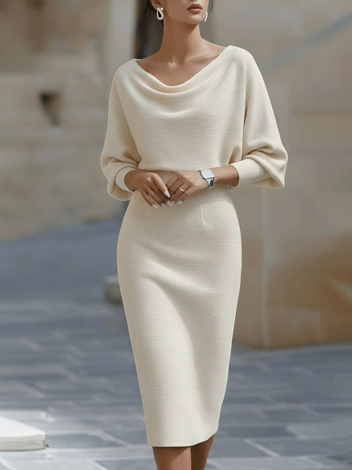 Avalon - Softtouch-Midikleid mit Fledermausärmeln