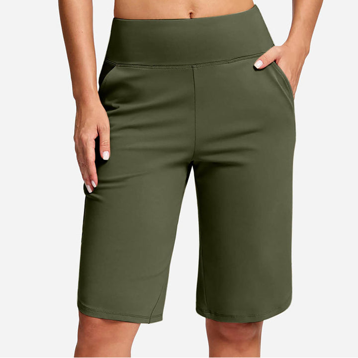 Odeliora - Komfortable, hoch taillierte Bermudashorts