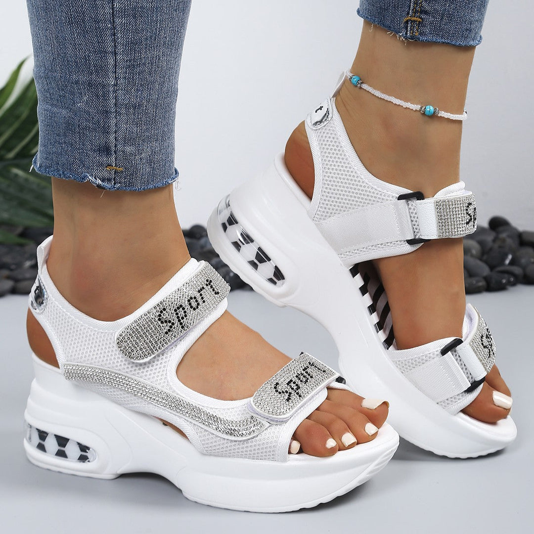 Marzena - Sportliche Plateau-Sandalen