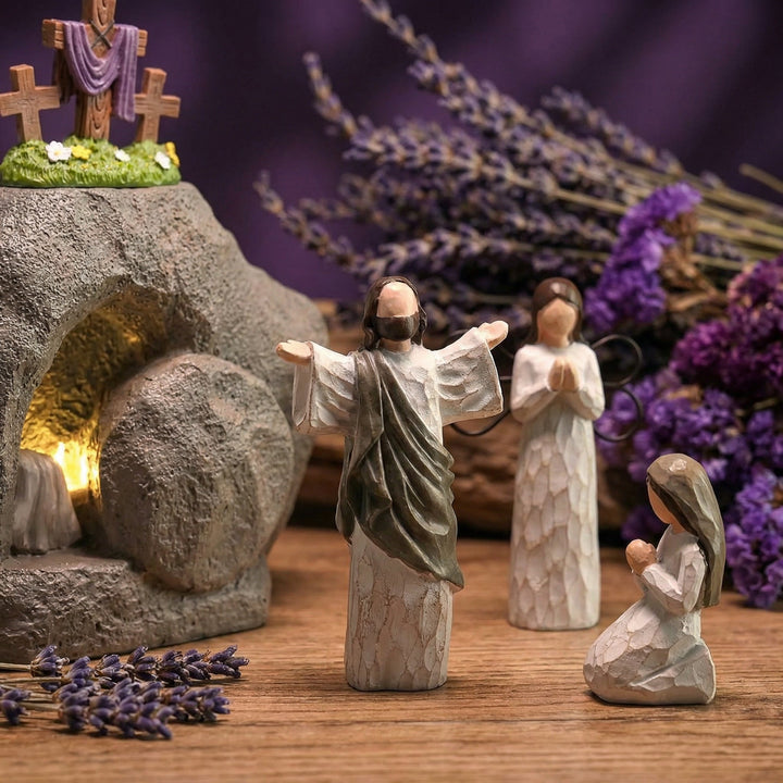 Celinea - Dekoratives Set mit Auferstehungsszene zu Ostern