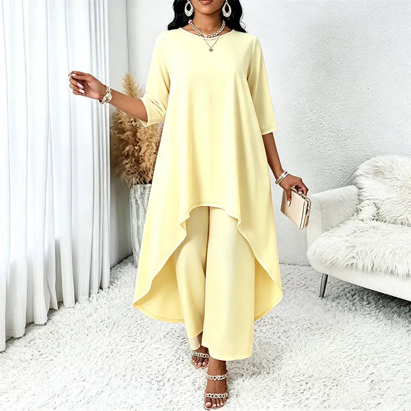 Laurivelle - Soft-Touch Plus Size Maxikleid