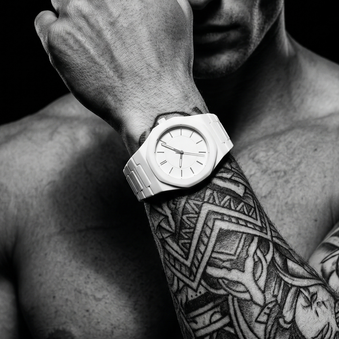 Nevrick - achteckige Stealth-Armbanduhr