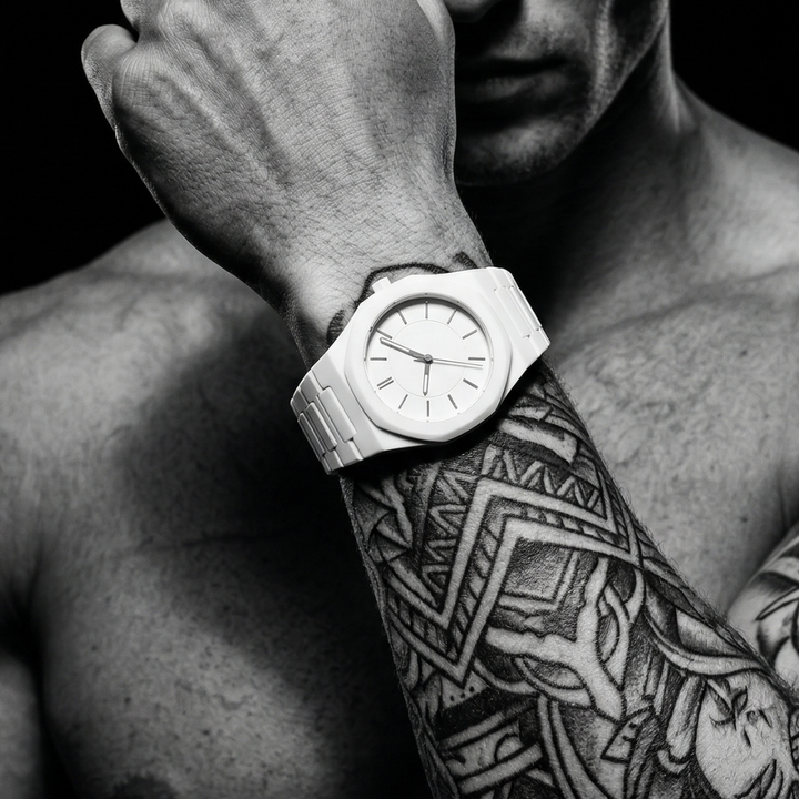 Nevrick - achteckige Stealth-Armbanduhr