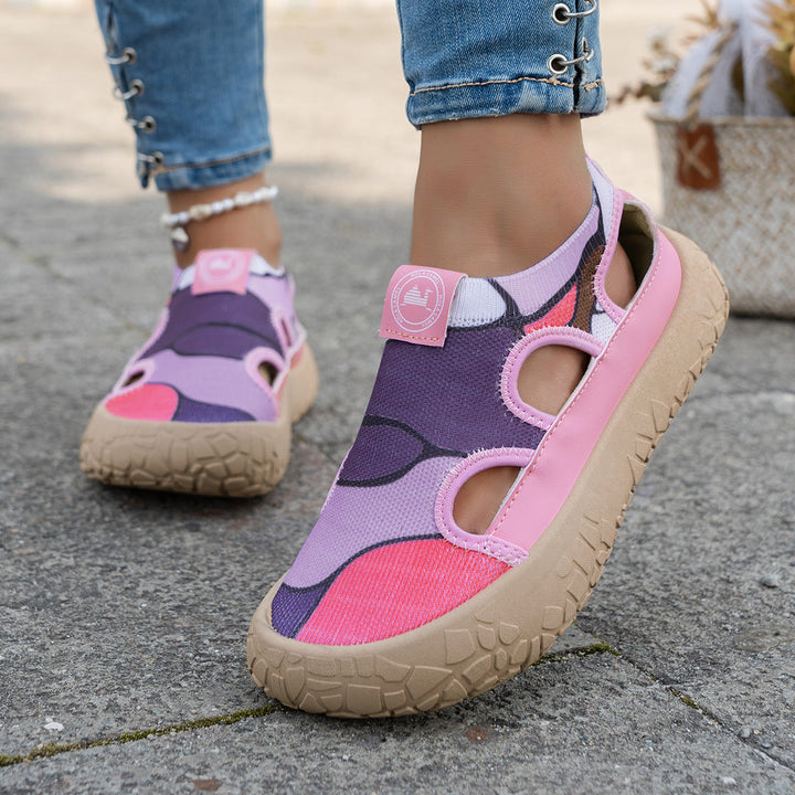 Maelina - Gepolsterte orthopädische Wanderschuhe
