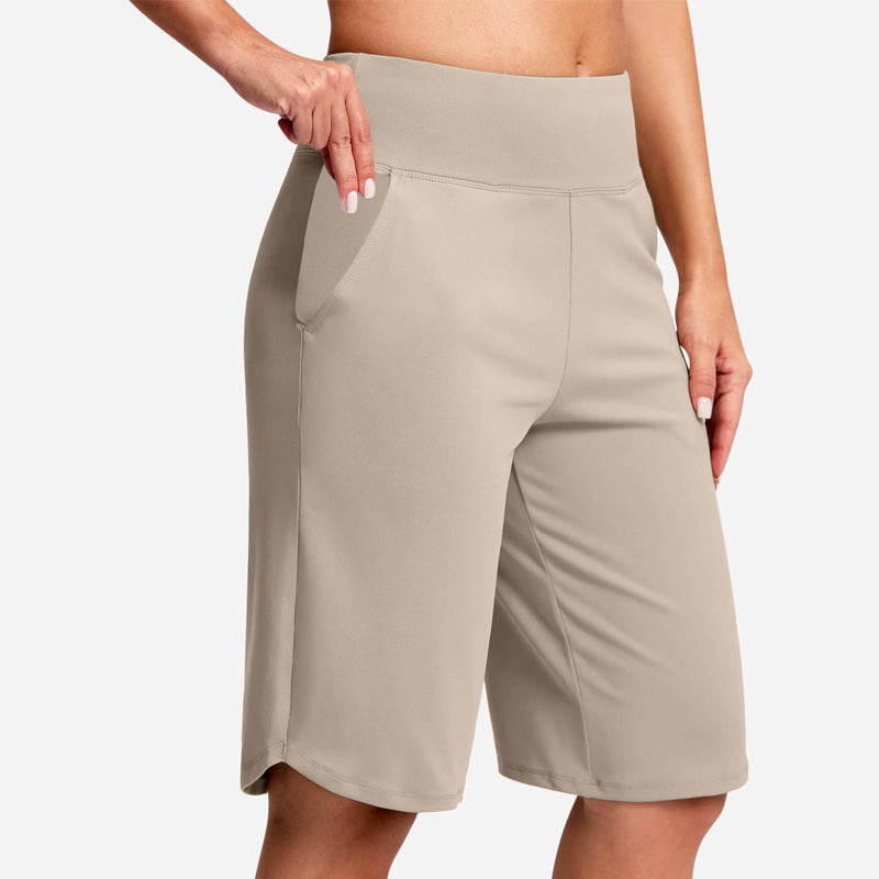 Odeliora - Komfortable, hoch taillierte Bermudashorts