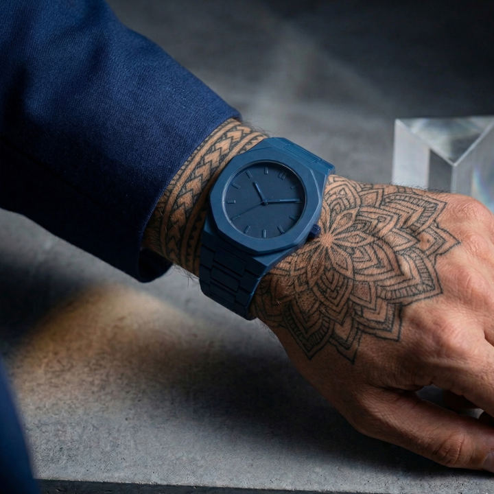 Nevrick - achteckige Stealth-Armbanduhr