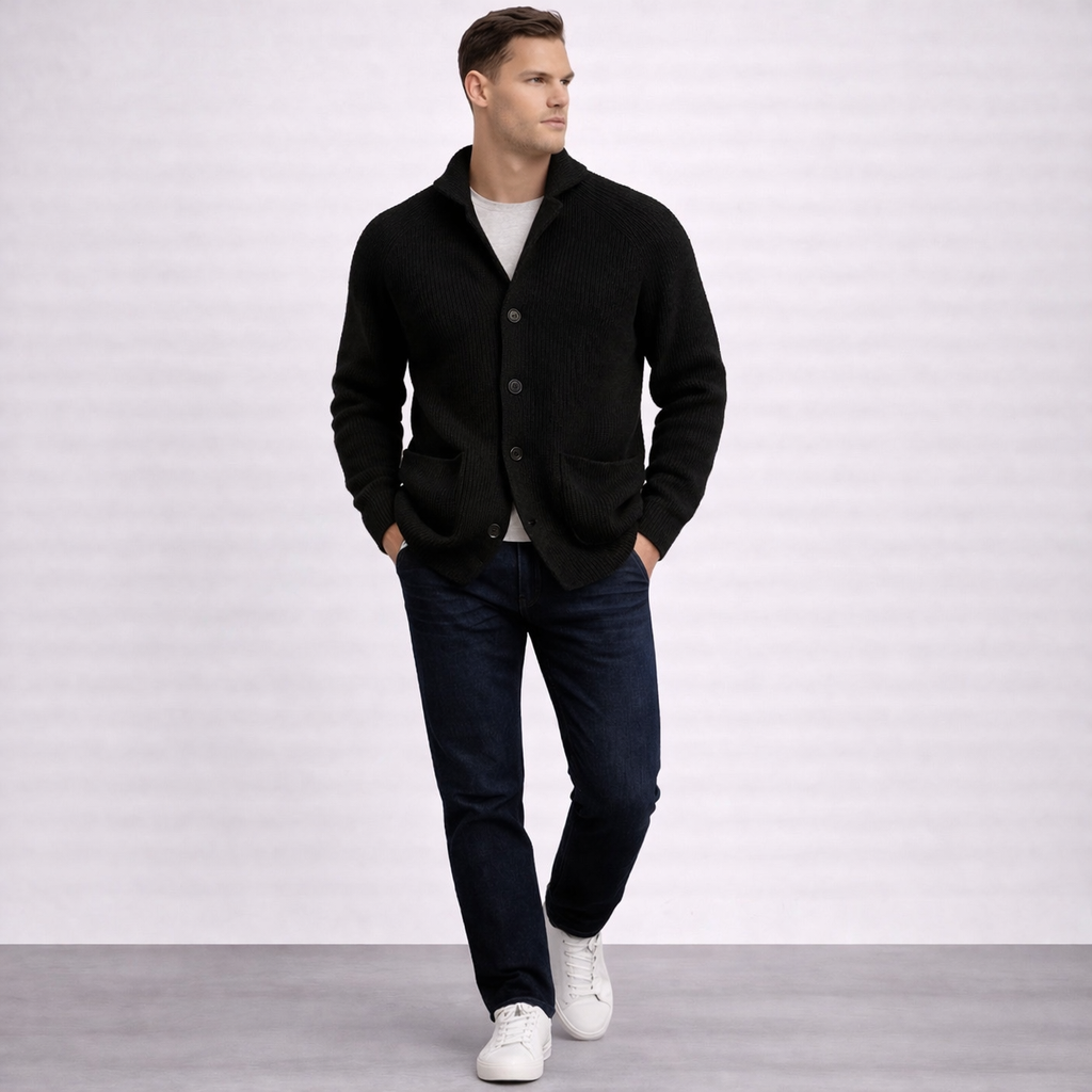 Quentin - Rippstrick-Cardigan