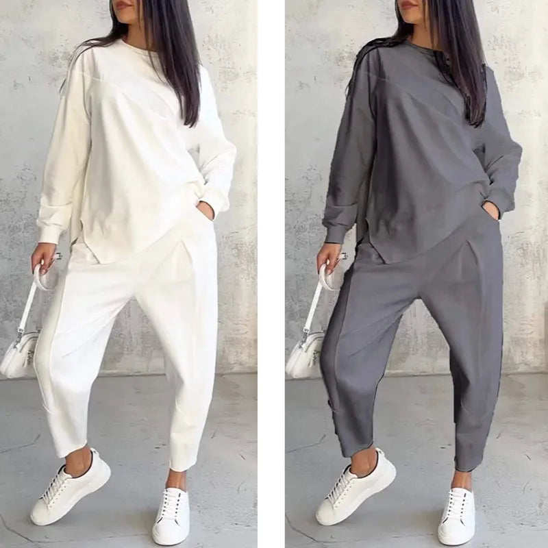 Eulavie - Soft-Touch Oversized Loungewear-Set