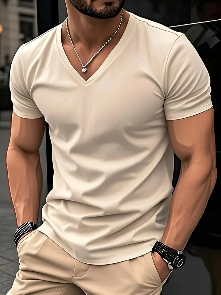 Trevor - Besonders weiches V-Ausschnitt-T-Shirt