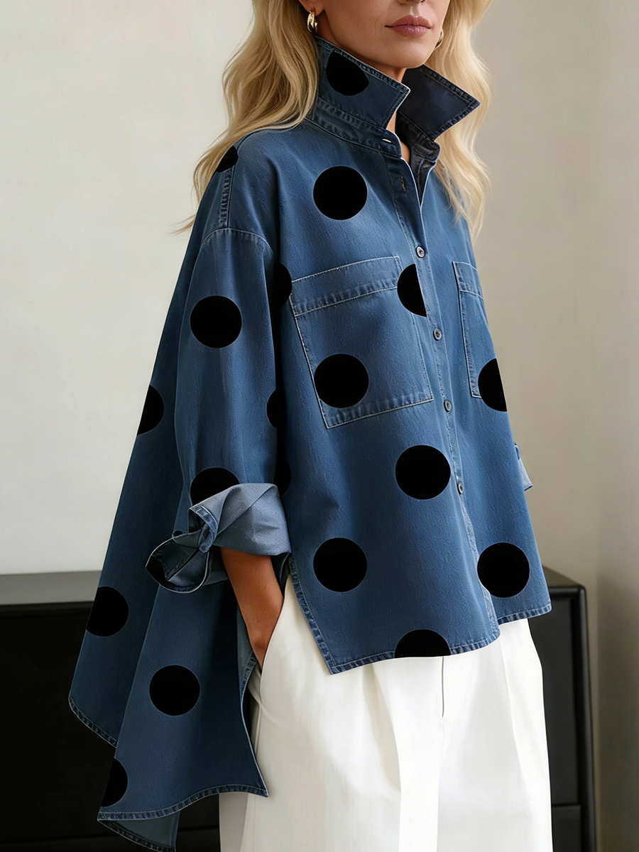 Kelsey - Bluse mit weicher Haptik und Stickerei